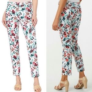 Calvin Klein High Line Floral Print Capri Pant size 16